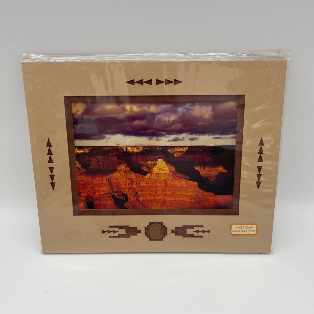 South Rim Studio Grand Canyon 8x10 Photo Indian Head Penny Matted Art Print